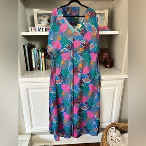 Farm Rio seashell caftan